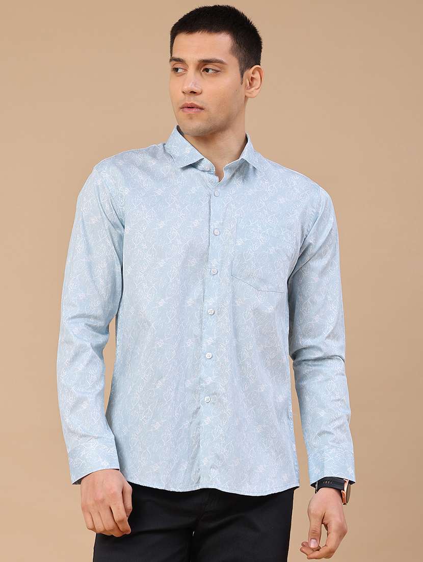 Men Printed Long Sleeves Casual Shirt - 22298097 -  Standard Image - 2