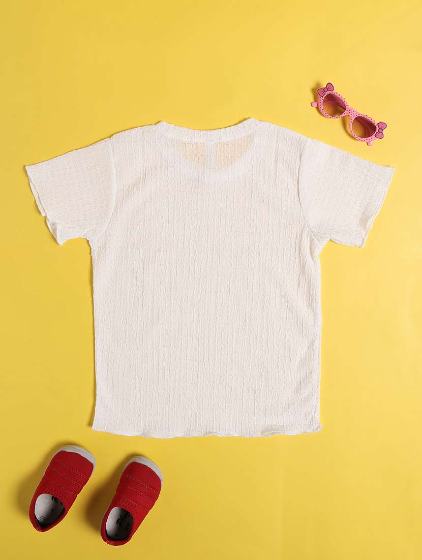 white cotton plain tee - 22298270 -  Standard Image - 2