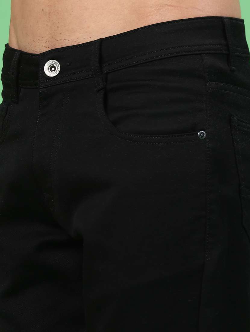 men plain mid rise full length jeans - 22298304 -  Standard Image - 2