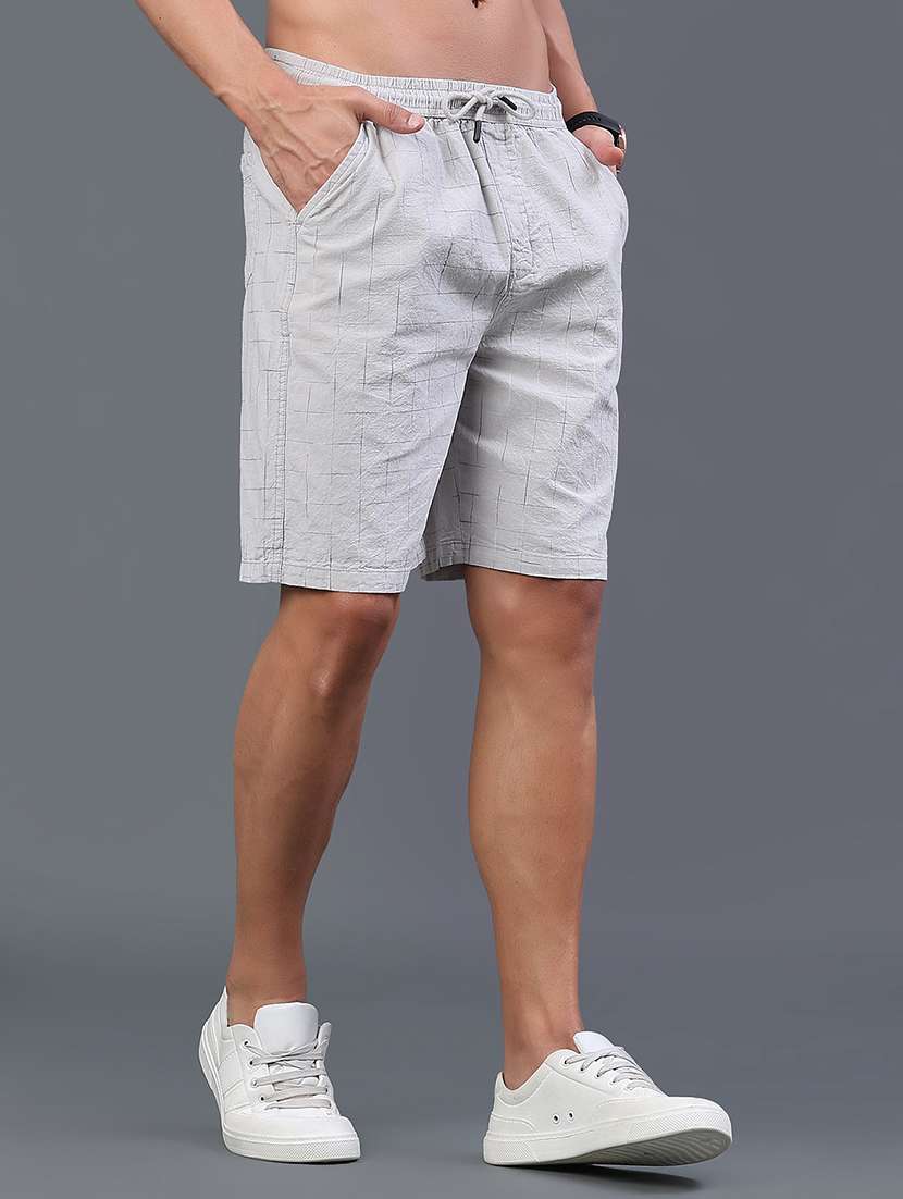 men printed mid rise regular fit shorts - 22298356 -  Standard Image - 2