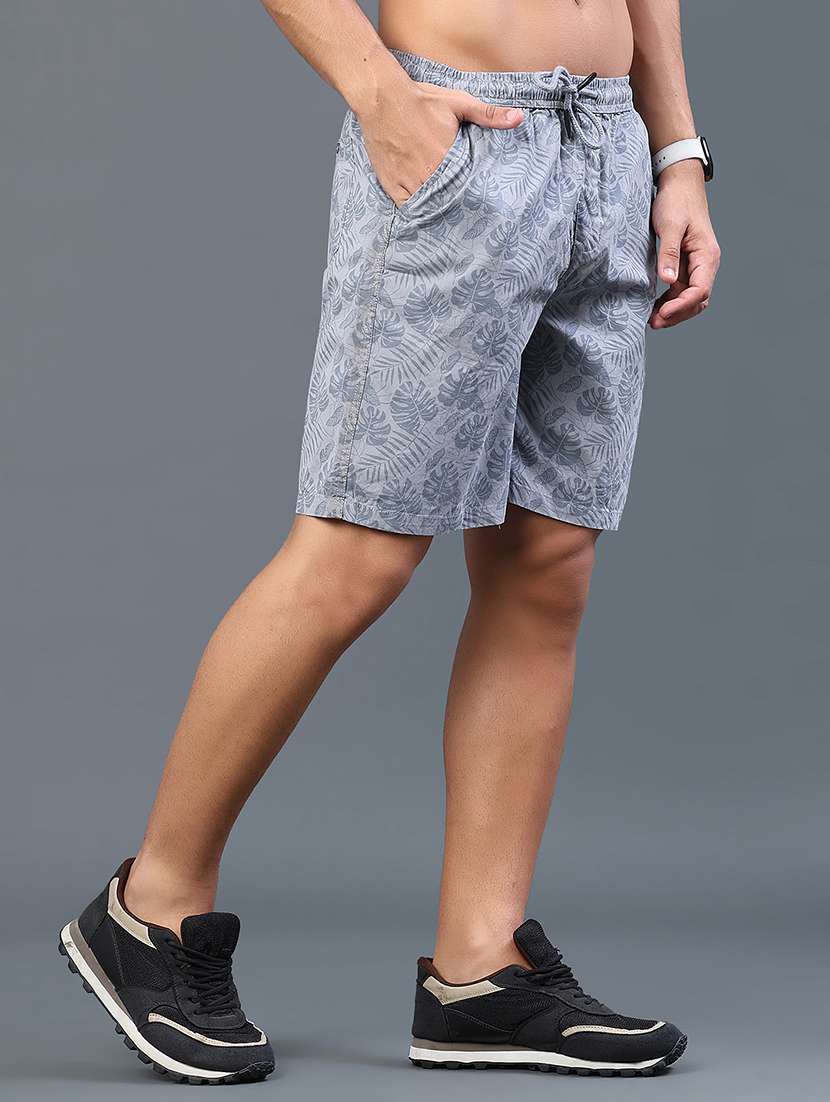 men printed mid rise regular fit shorts - 22298365 -  Standard Image - 2