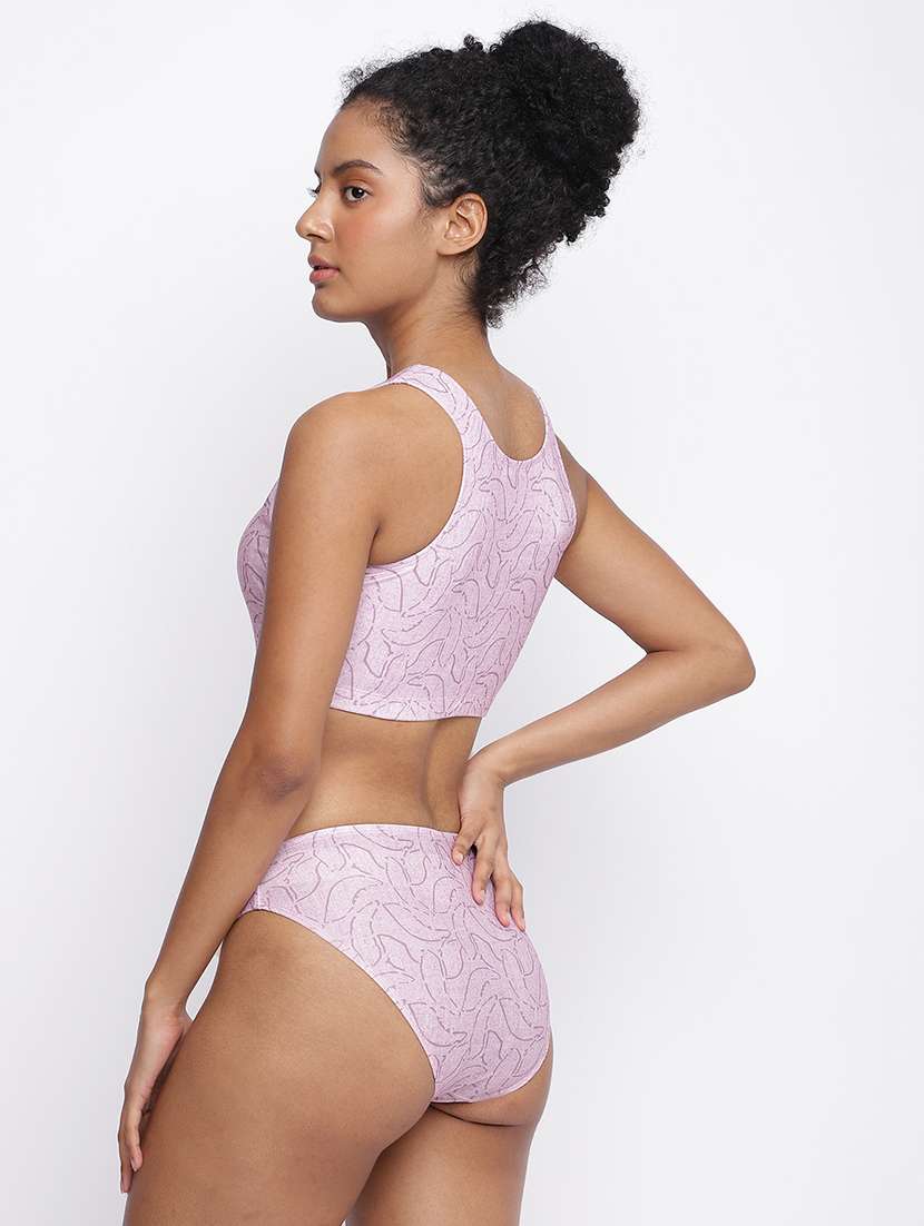 women printed 2 piece tankini set - 22298380 -  Standard Image - 2