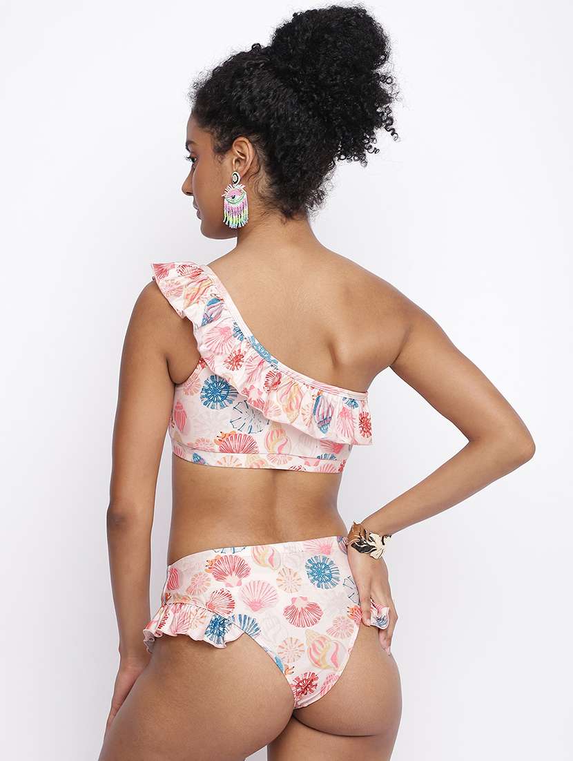 women pink printed tankini set - 22298383 -  Standard Image - 2