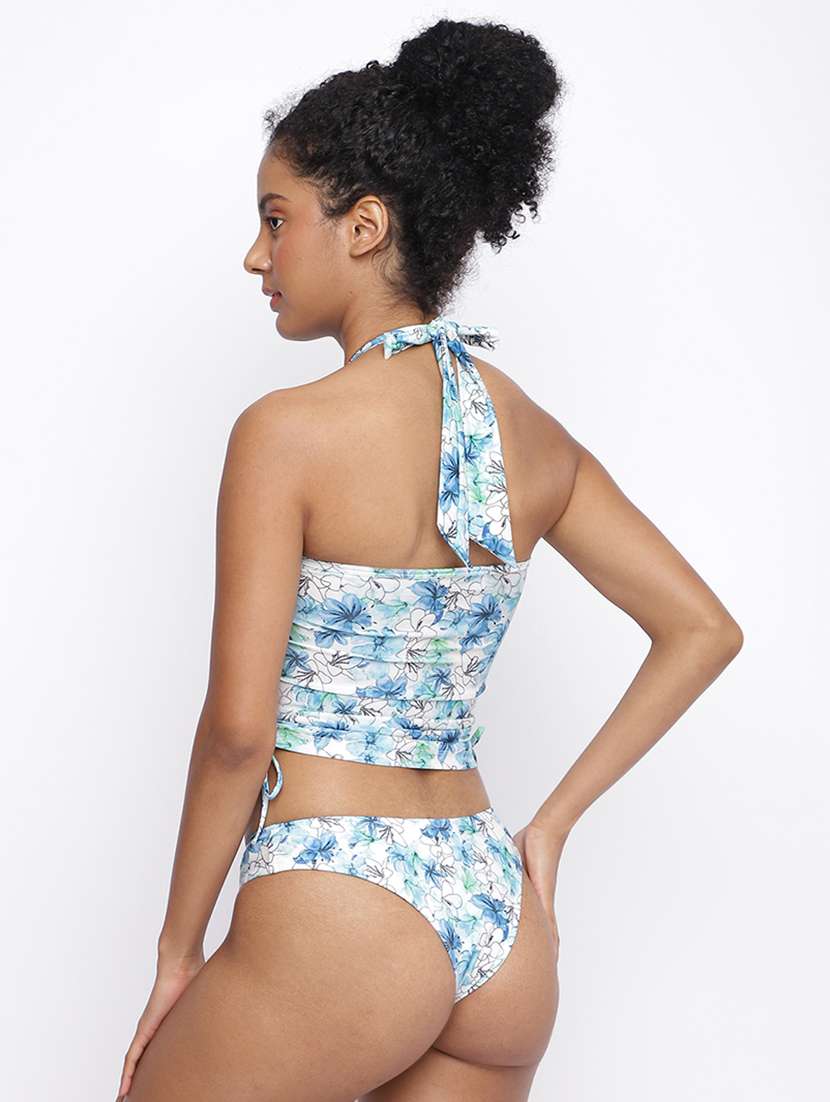 women floral print tankini set with sarong - 22298384 -  Standard Image - 2