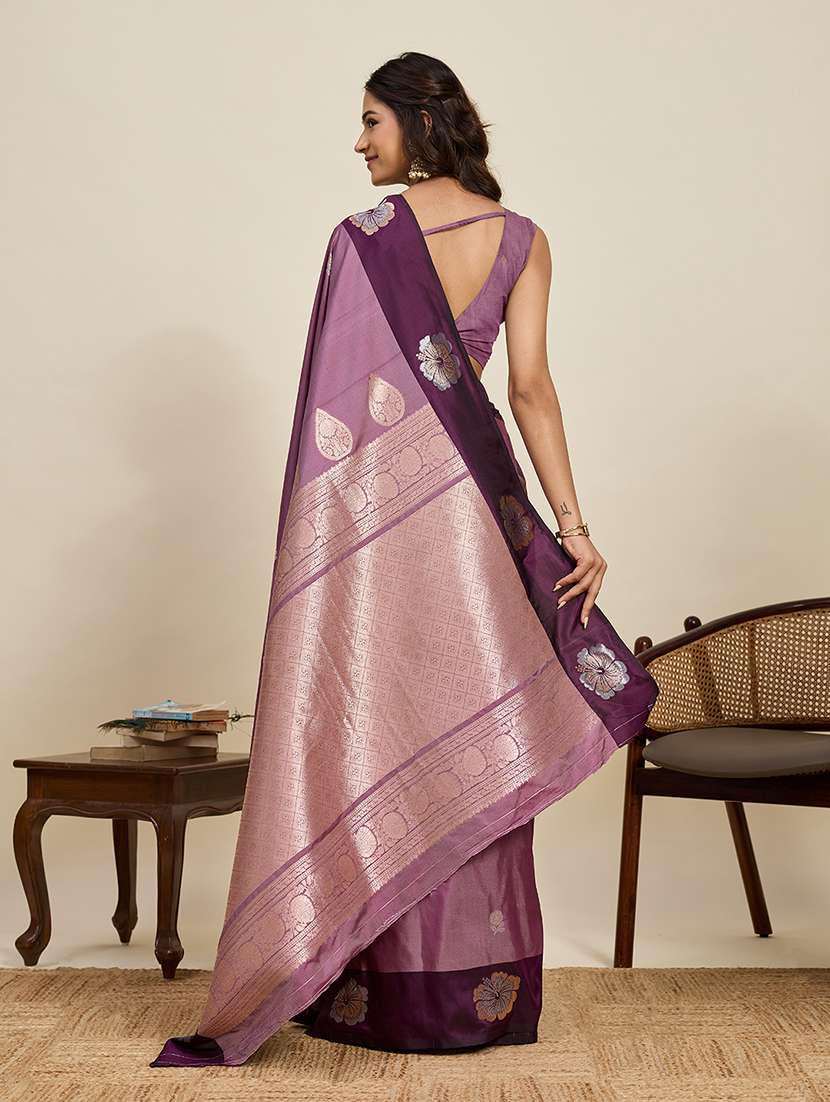 women self design banarasi saree with blouse - 22298676 -  Standard Image - 2
