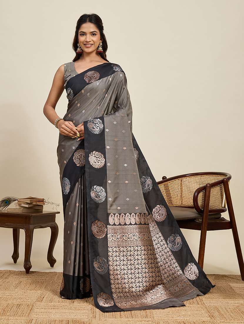 women self design banarasi saree with blouse - 22298677 -  Standard Image - 2