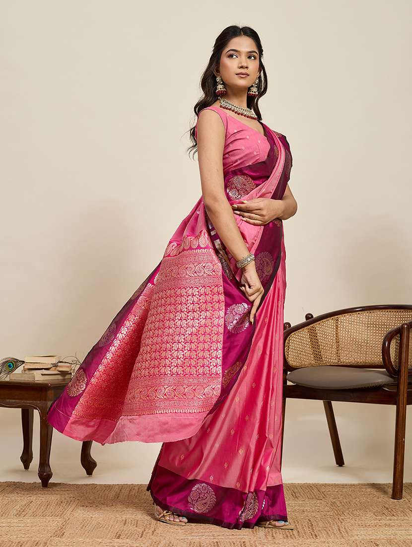 women self design banarasi saree with blouse - 22298680 -  Standard Image - 2