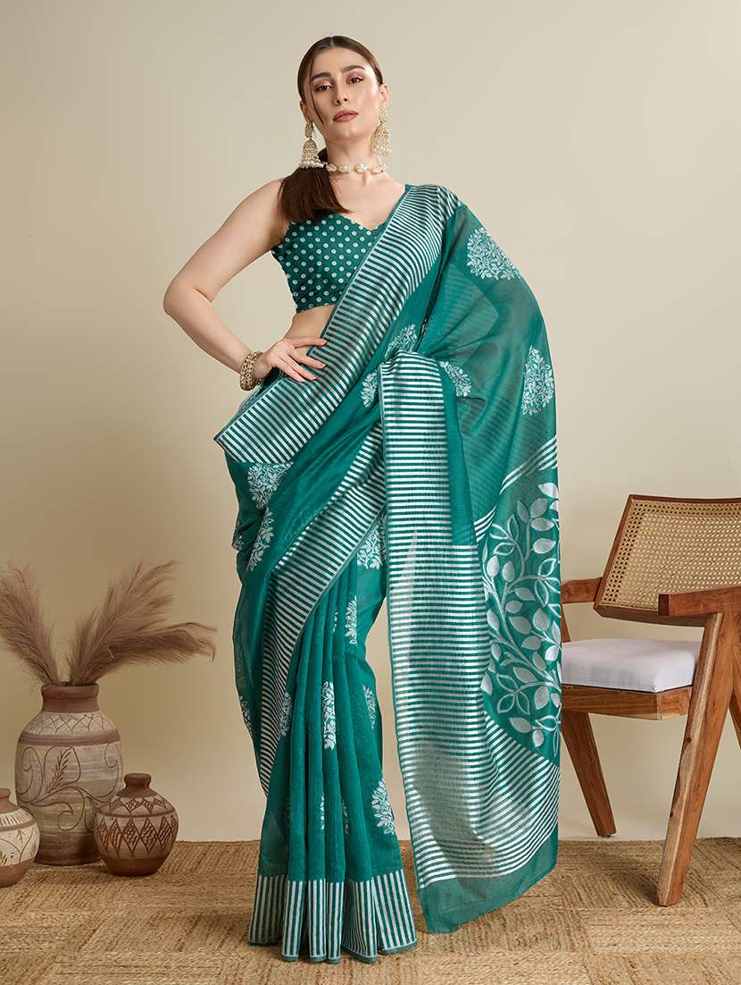 women self design bordered saree with blouse - 22298721 -  Standard Image - 2