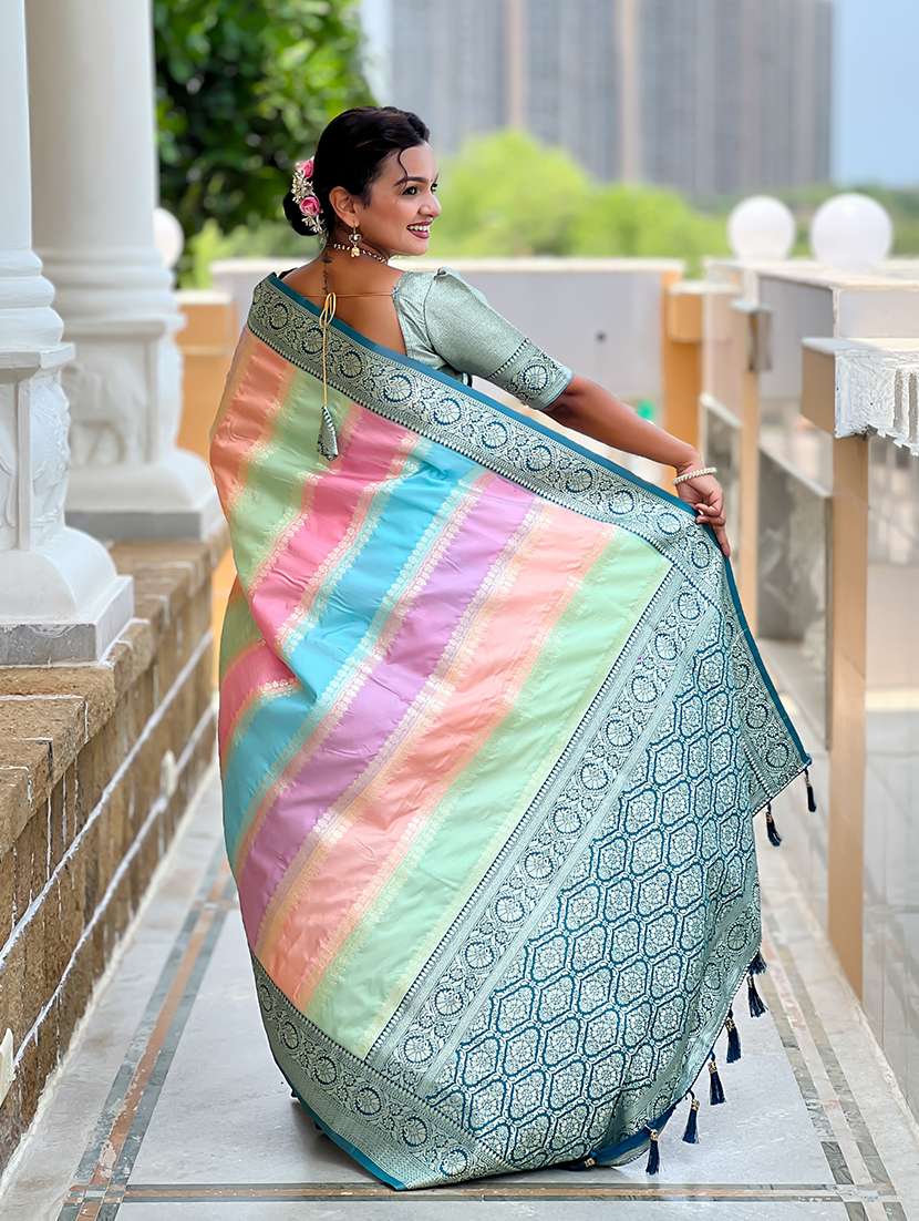 women self design banarasi saree with blouse - 22298901 -  Standard Image - 2