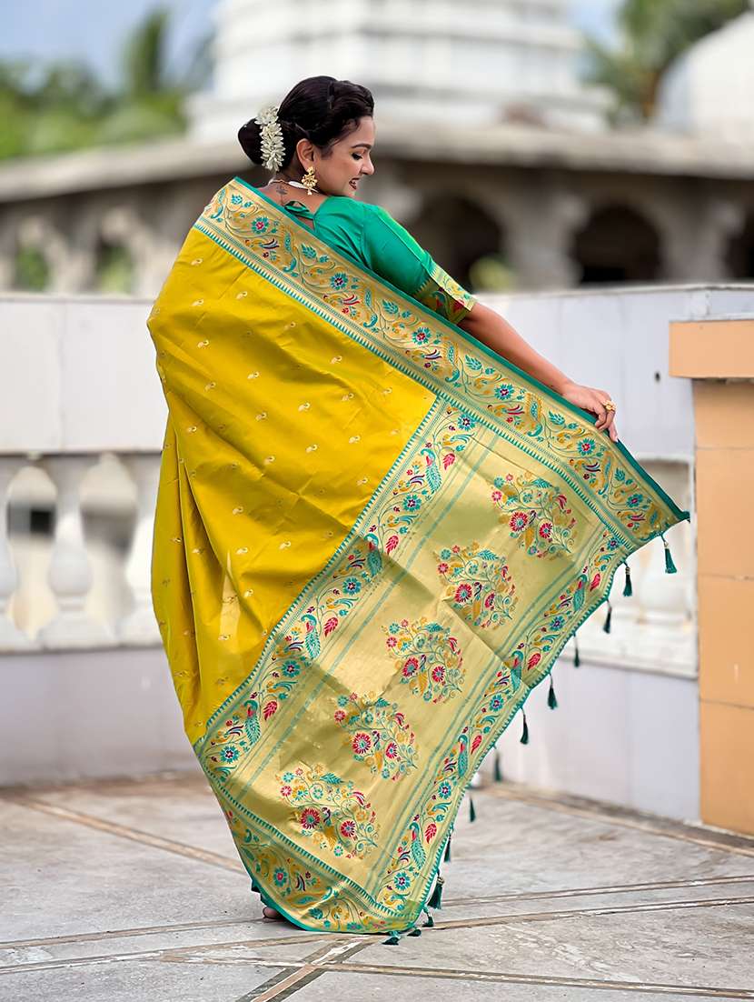 women self design paithani saree with blouse - 22298935 -  Standard Image - 2