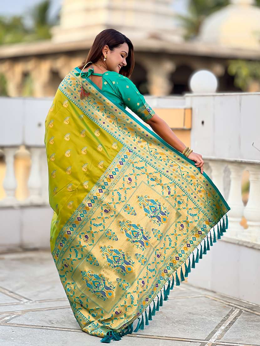 women self design paithani saree with blouse - 22298945 -  Standard Image - 2