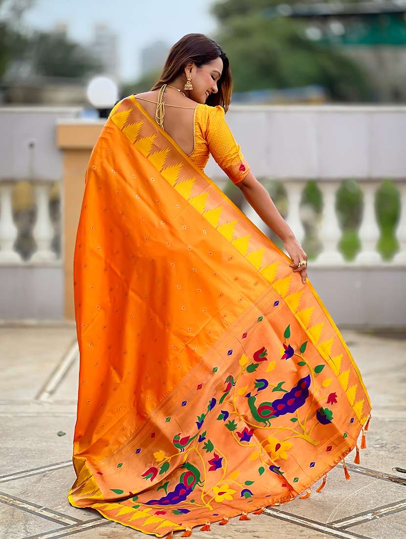 women self design paithani saree with blouse - 22298956 -  Standard Image - 2