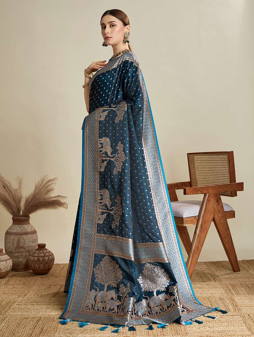women self design banarasi saree with blouse - 22298988 -  Standard Image - 2