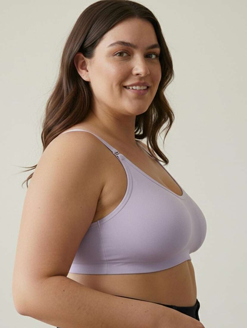 women plus size solid non padded bra - 22299010 -  Standard Image - 2