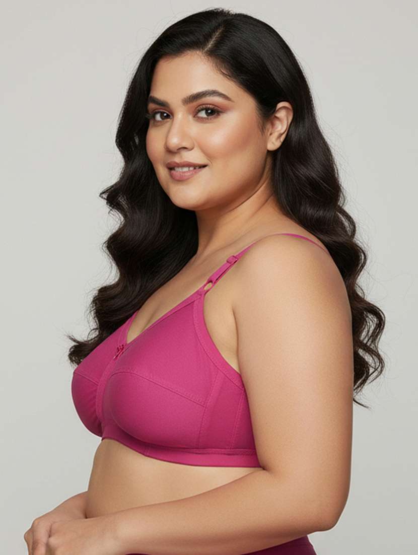 women plus size solid non padded bra - 22299019 -  Standard Image - 2