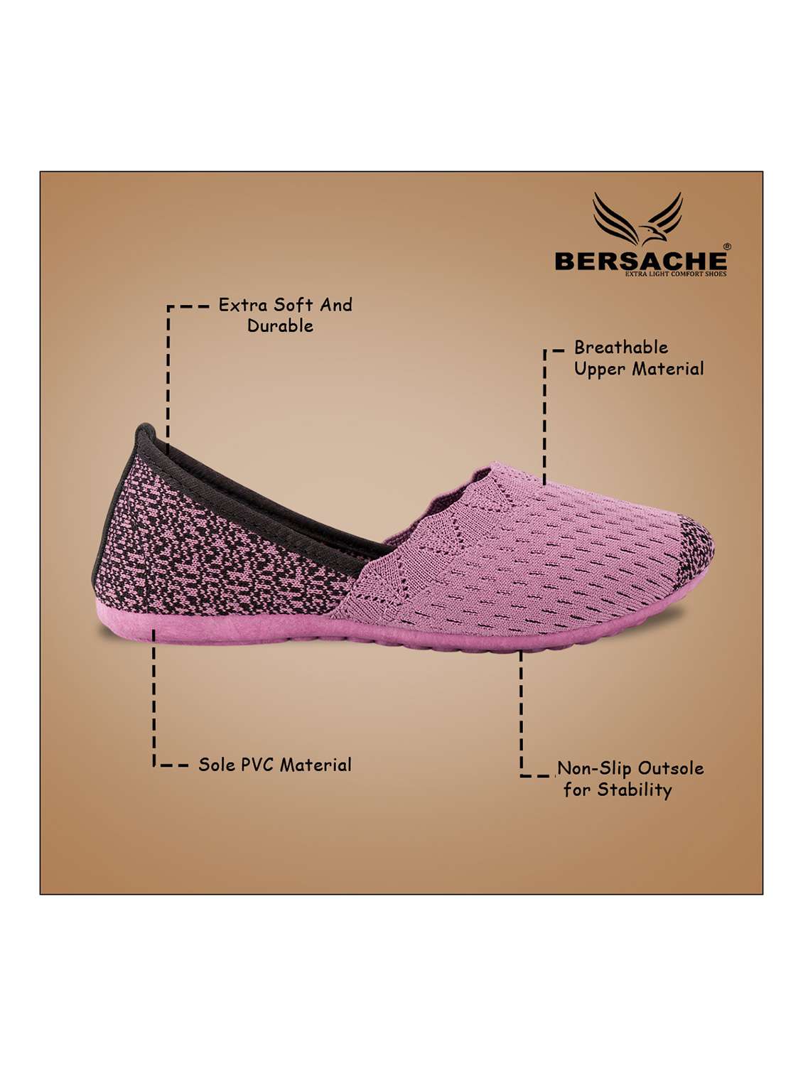 women solid slip on ballerina - 22299184 -  Standard Image - 2