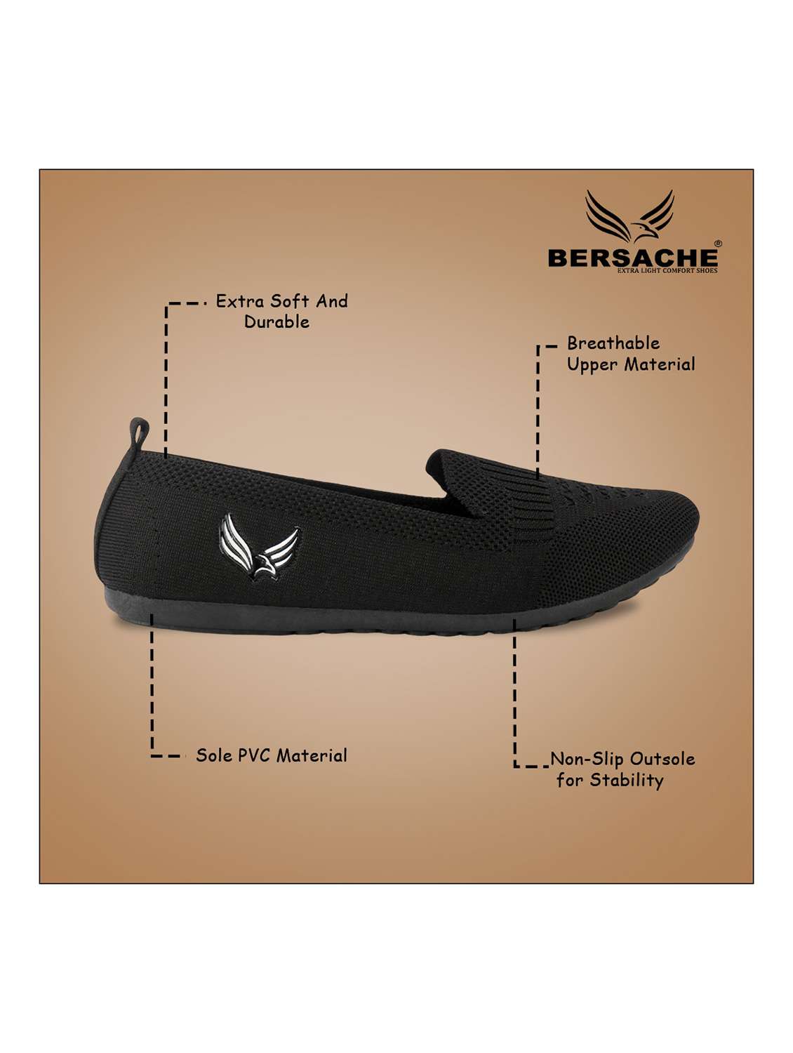 women solid slip on ballerina - 22299186 -  Standard Image - 2