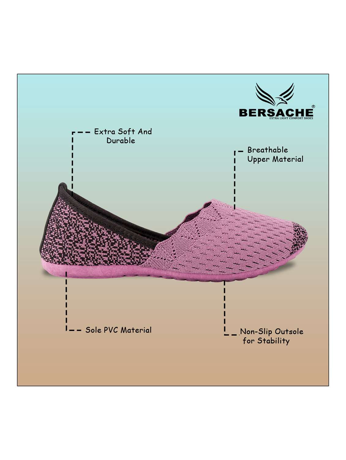 women solid slip on ballerina - 22299188 -  Standard Image - 2