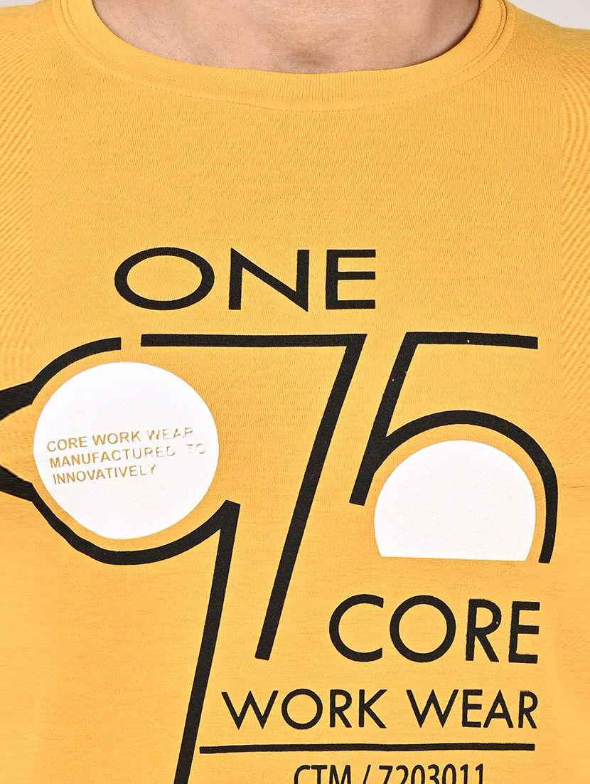 men typographic short sleeve slim fit t-shirt - 22299209 -  Standard Image - 2