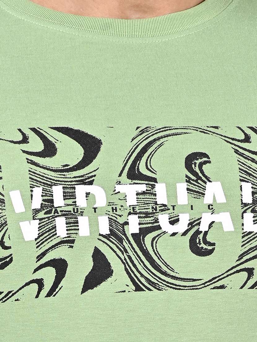 men typographic short sleeve slim fit t-shirt - 22299219 -  Standard Image - 2