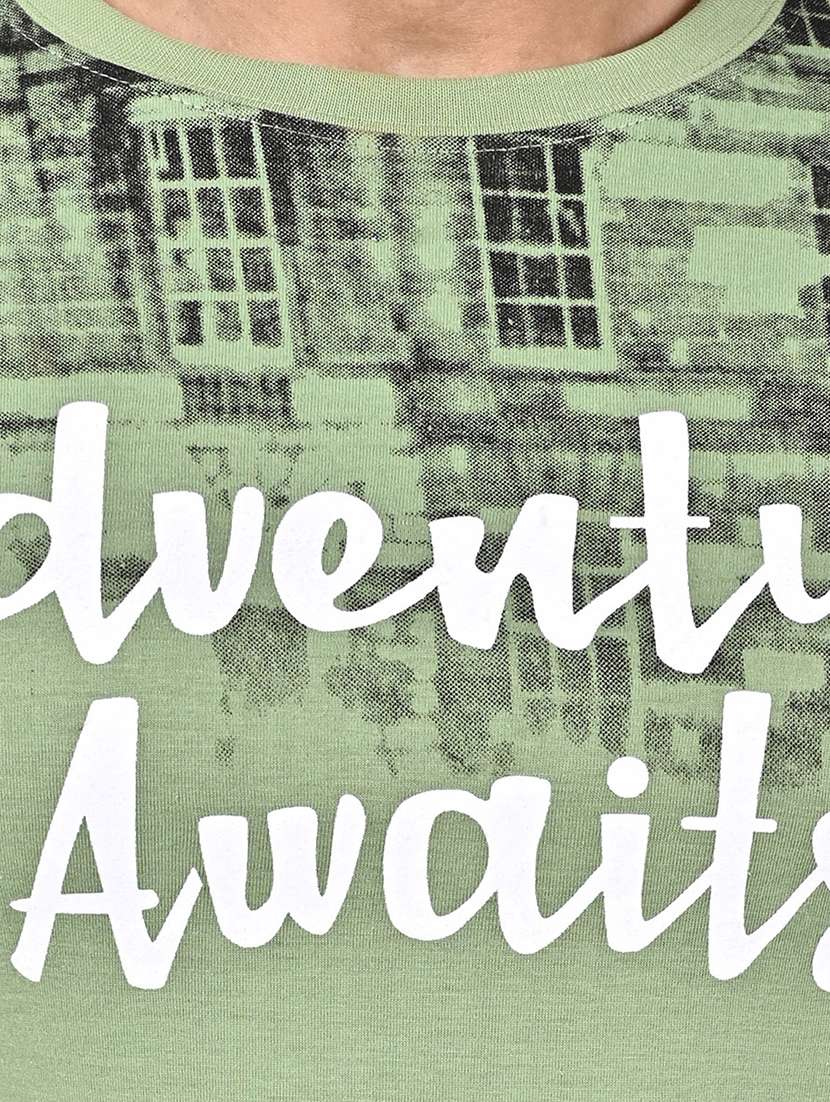 men printed short sleeve slim fit t-shirt - 22299226 -  Standard Image - 2