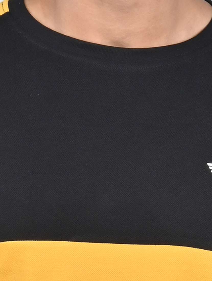 men color block short sleeve slim fit t-shirt - 22299233 -  Standard Image - 2