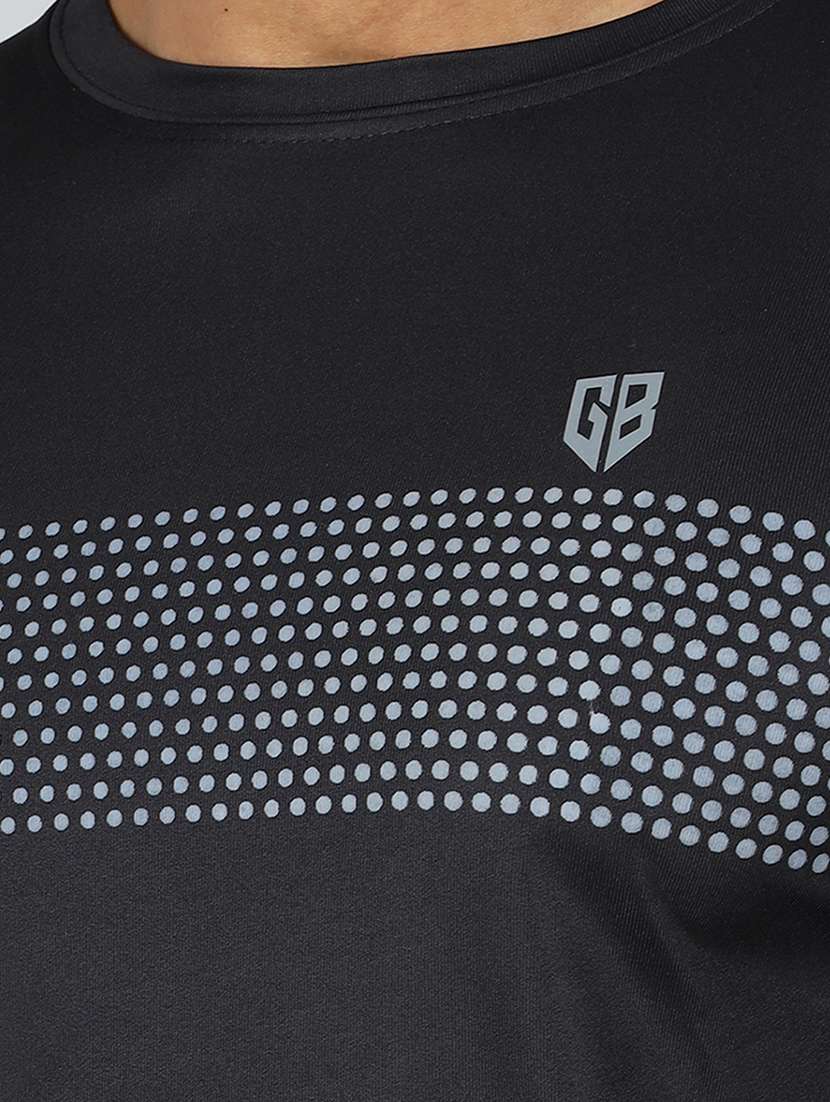 Men Printed Short Sleeve Slim Fit T-shirt - 22299279 -  Standard Image - 2