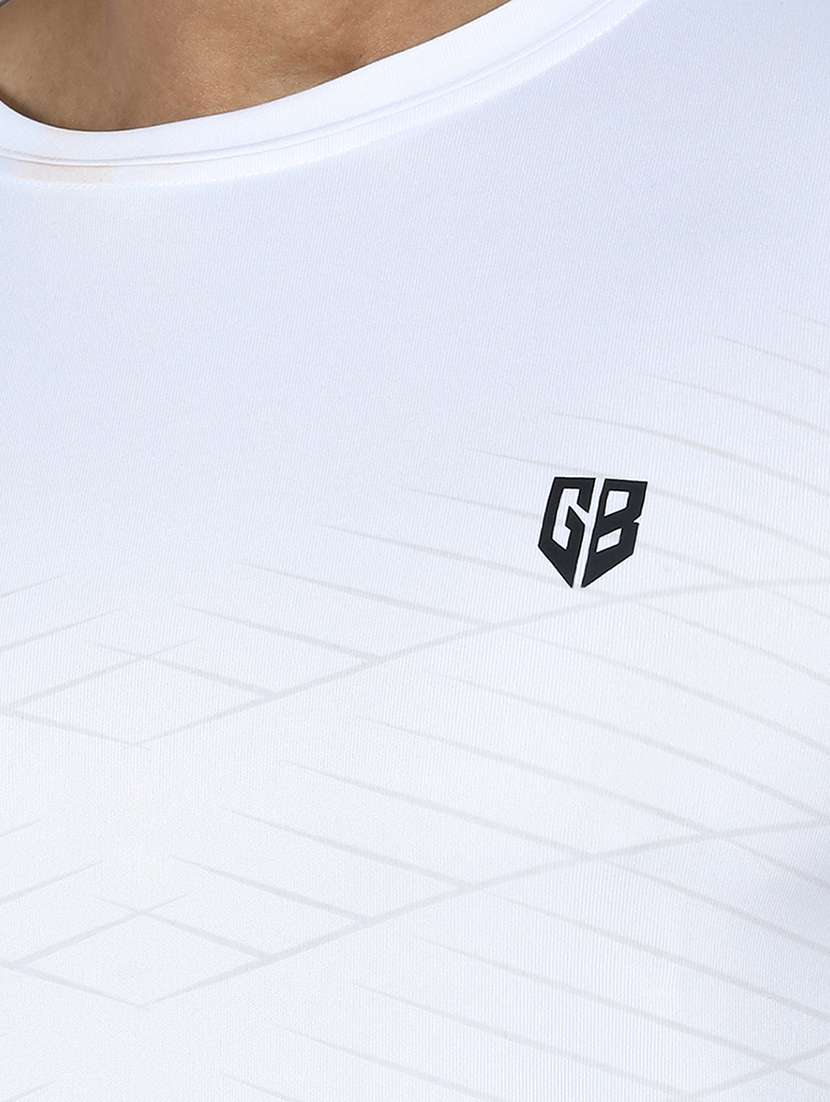 men logo print short sleeve slim fit t-shirt - 22299285 -  Standard Image - 2