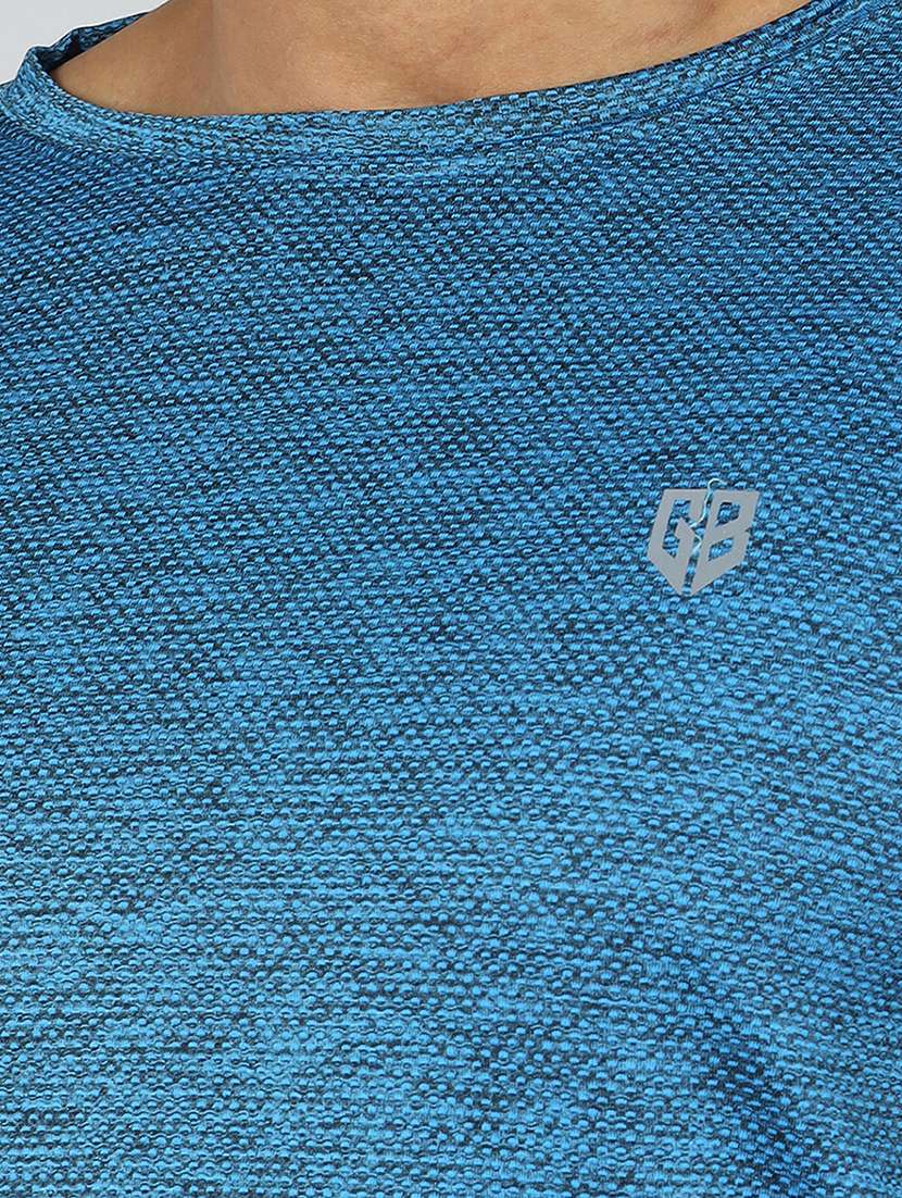 men textured short sleeve slim fit t-shirt - 22299304 -  Standard Image - 2