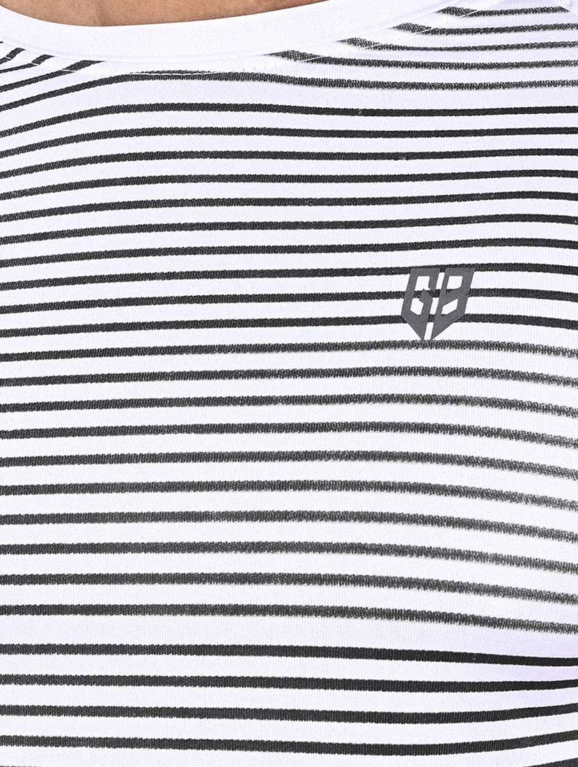 men striped short sleeve slim fit t-shirt - 22299311 -  Standard Image - 2