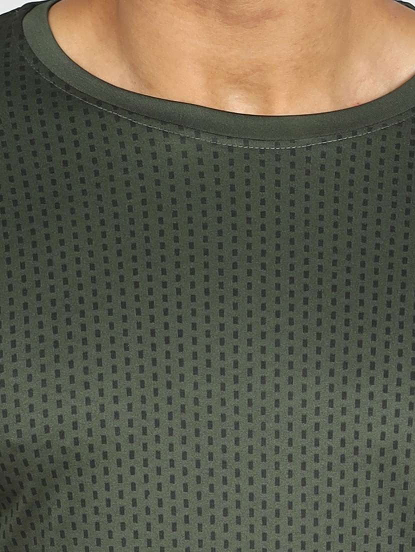 men printed long sleeve slim fit t-shirt - 22299312 -  Standard Image - 2