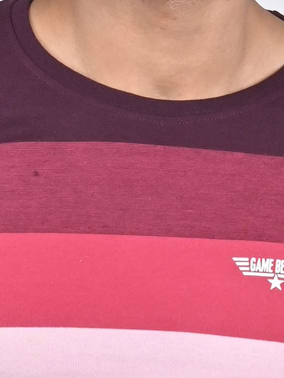 men striped long sleeve slim fit t-shirt - 22299352 -  Standard Image - 2