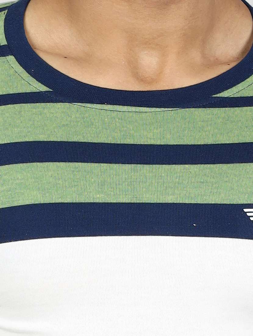 men striped long sleeve slim fit t-shirt - 22299353 -  Standard Image - 2