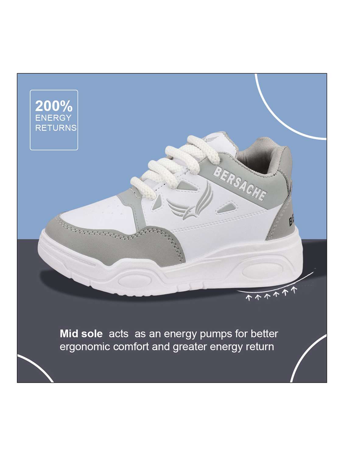boys color blocked lace up sneakers - 22299366 -  Standard Image - 2