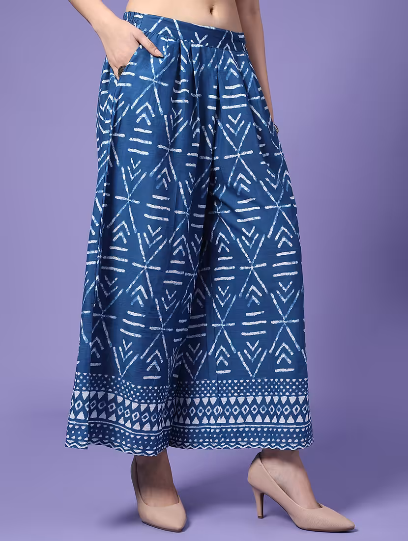 women printed mid rise flared maxi skirt - 22299612 -  Standard Image - 2