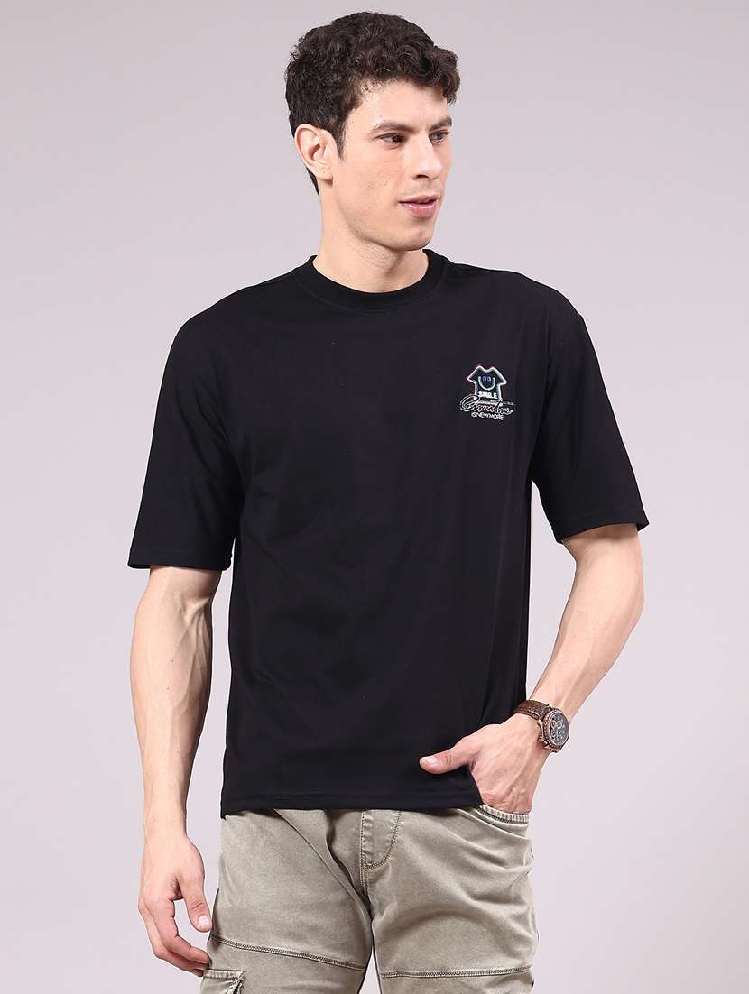 men solid short sleeve regular fit t-shirt - 22299856 -  Standard Image - 2