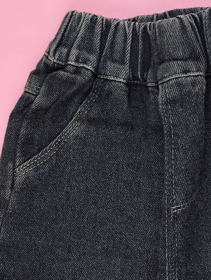 girls solid mid rise straight jean - 22299930 -  Standard Image - 2