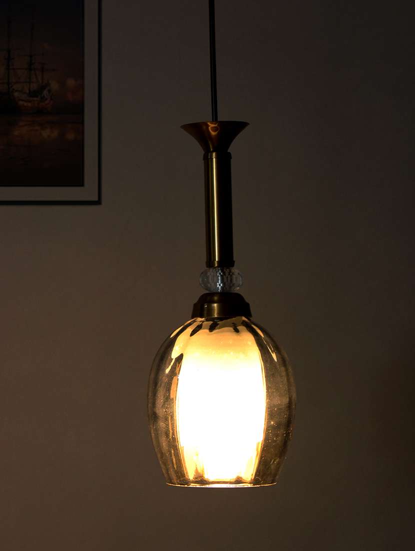 pendant light with smoke grey glass pendant light