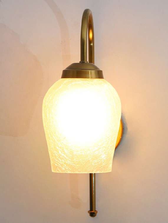 vintage crackle glass wall sconce - 22300479 -  Standard Image - 2