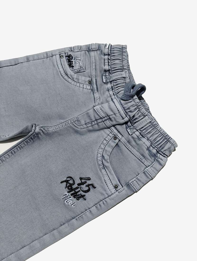 boys solid mid rise relaxed fit jean - 22300616 -  Standard Image - 2