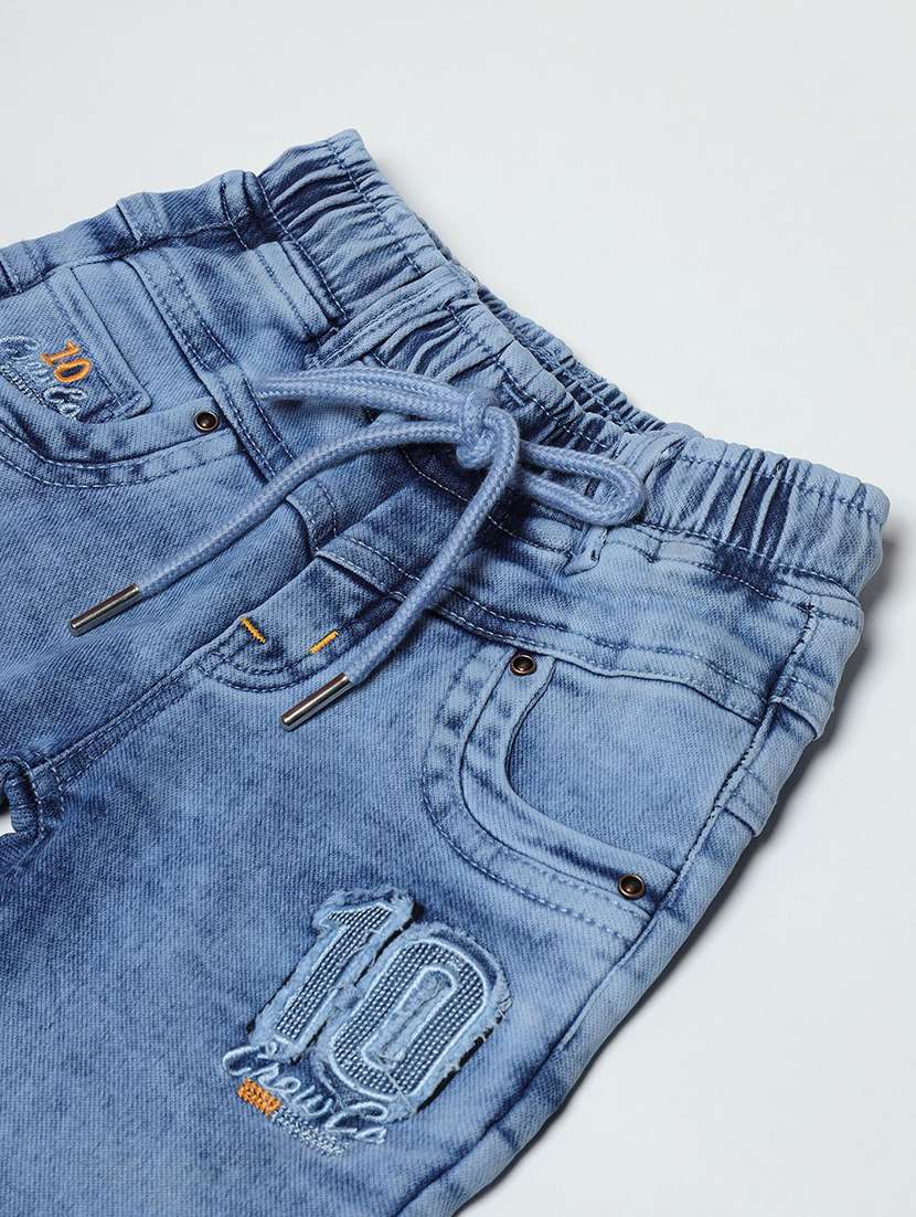 boys solid mid rise jogger - 22300660 -  Standard Image - 2