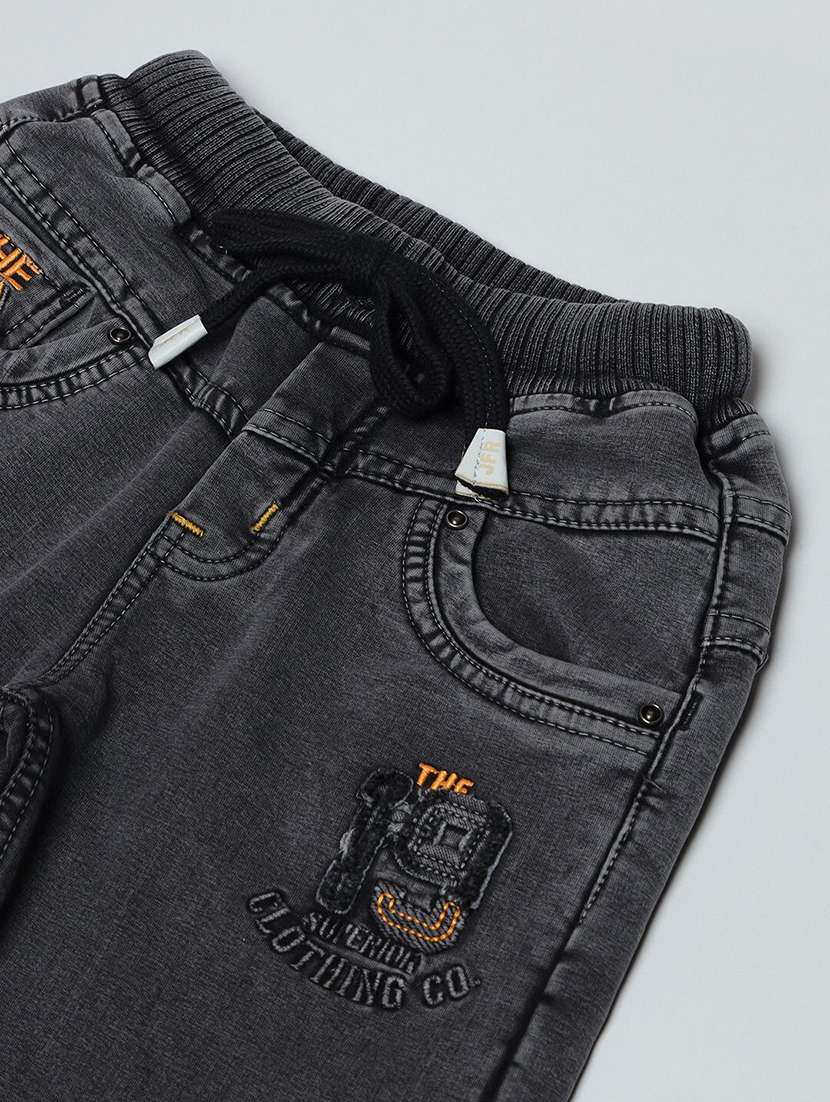 boys solid mid rise relaxed fit jean - 22300668 -  Standard Image - 2