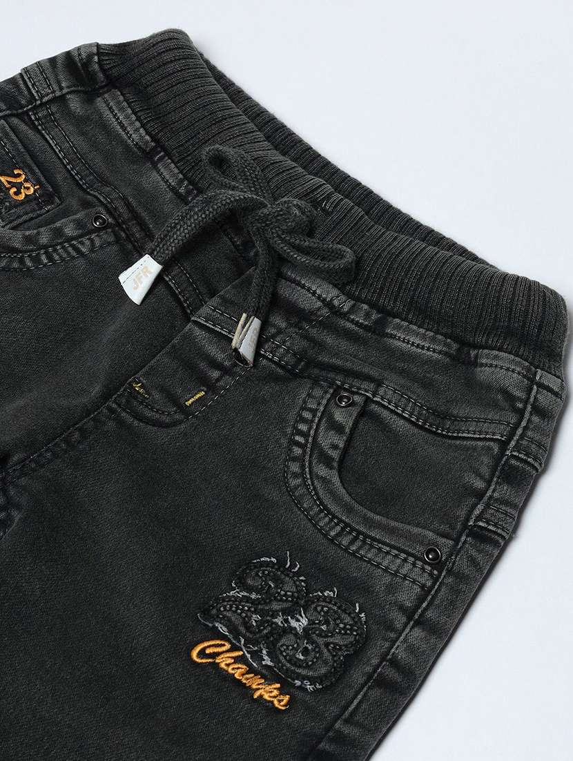 boys solid mid rise relaxed fit jean - 22300694 -  Standard Image - 2