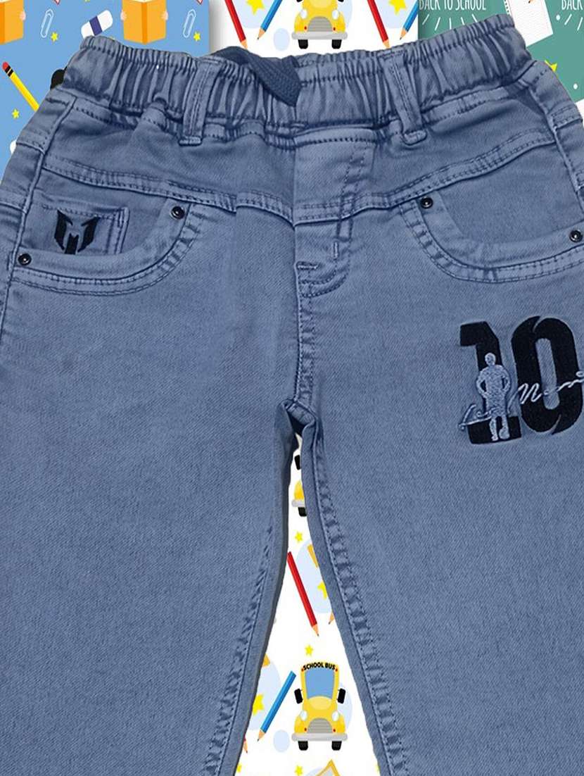 boys solid mid rise relaxed fit jean - 22300746 -  Standard Image - 2