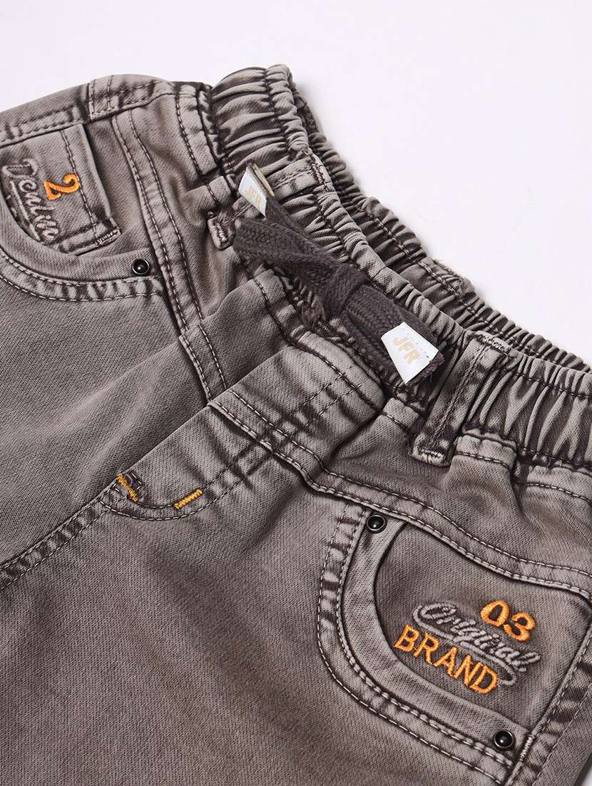 boys solid mid rise cargo - 22300761 -  Standard Image - 2