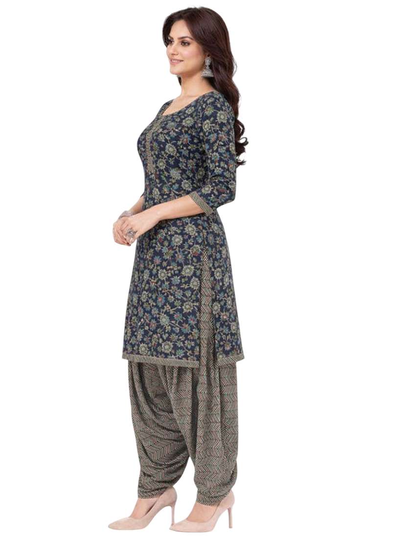 women floral printed unstitched suit set - 22301549 -  Standard Image - 2