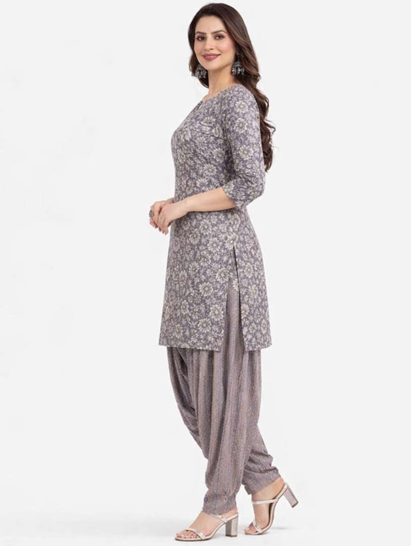 women floral printed unstitched suit set - 22301561 -  Standard Image - 2