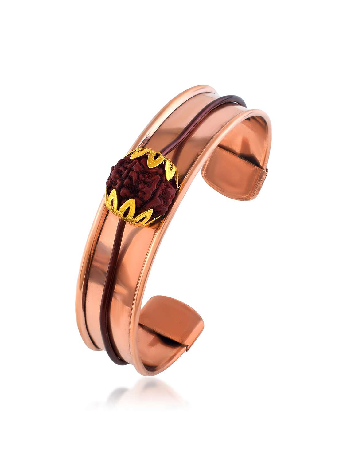 women brown brass cuffs bracelet - 22301602 -  Standard Image - 2