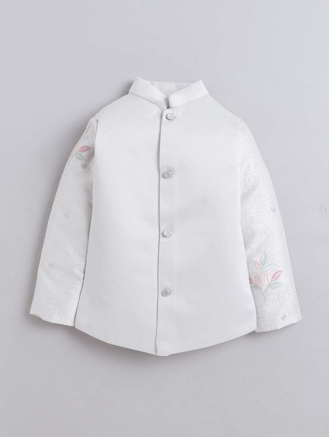 boys embroidered long sleeve sherwani set - 22301652 -  Standard Image - 2