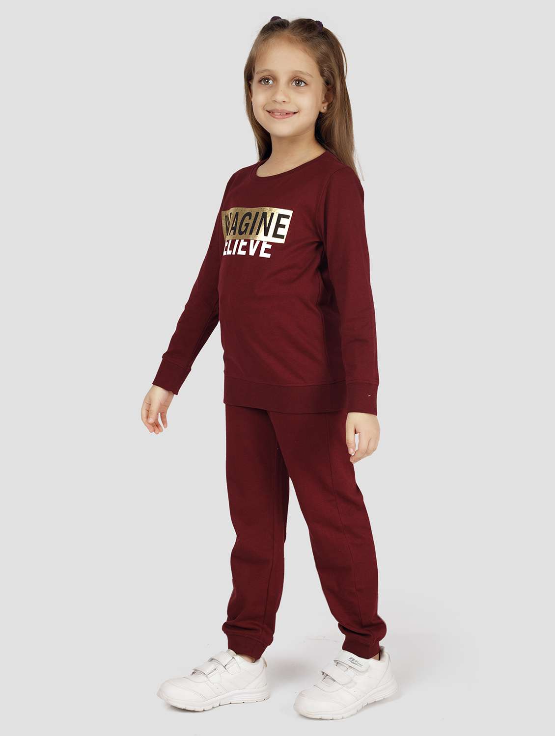 girls printed active wear co-ord set - 22301671 -  Standard Image - 2